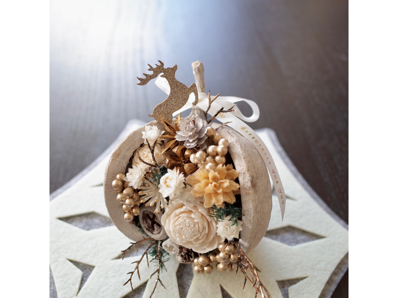 Christmas ブッダナッツアレンジ (大きめサイズ)1個 11/26 Christmas ブッダナッツアレンジ (大きめサイズ)1個 11/26