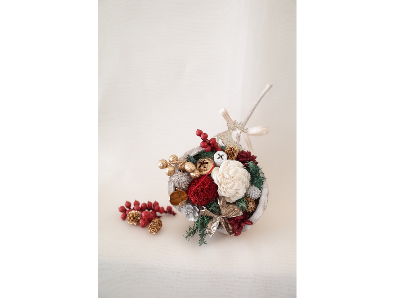 神奈川・横浜】＼11・12月／フラワーアレンジメント＊ブッダナッツの