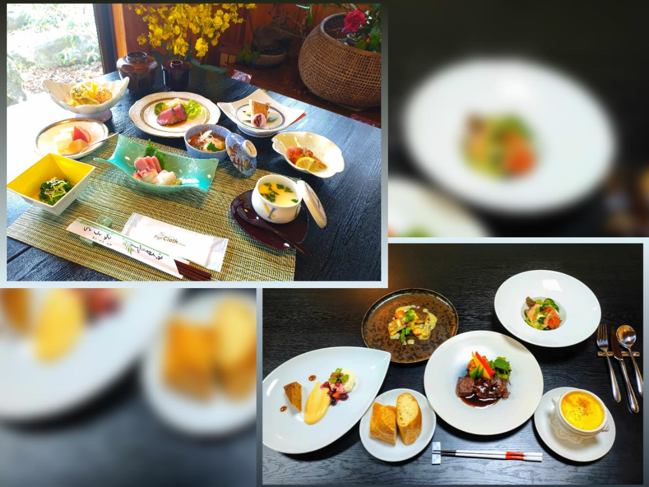 お食事は「和食」「洋食」からお選びいただけます。 お子様メニューやアレルギーに配慮したメニューもご相談承ります。