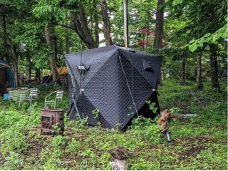 こだわりのテントサウナ☆大自然のなかで、プライベートな空間でゆったりと整おう♪