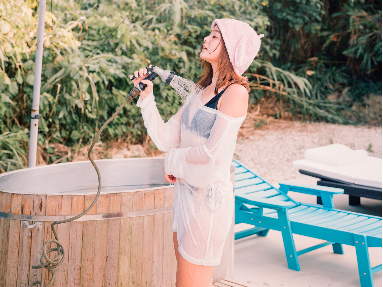 �����C�̓`���[�t���̃V���O���i9�x�j�B�I�]�����ۂƂ�ߋ@�\�ɂ��A�����𐴌��ɕۂ��A�V�R���̂悤�Ȃ܂�₩���������B �T�E�i��̔M�����̂��������߂܂��B