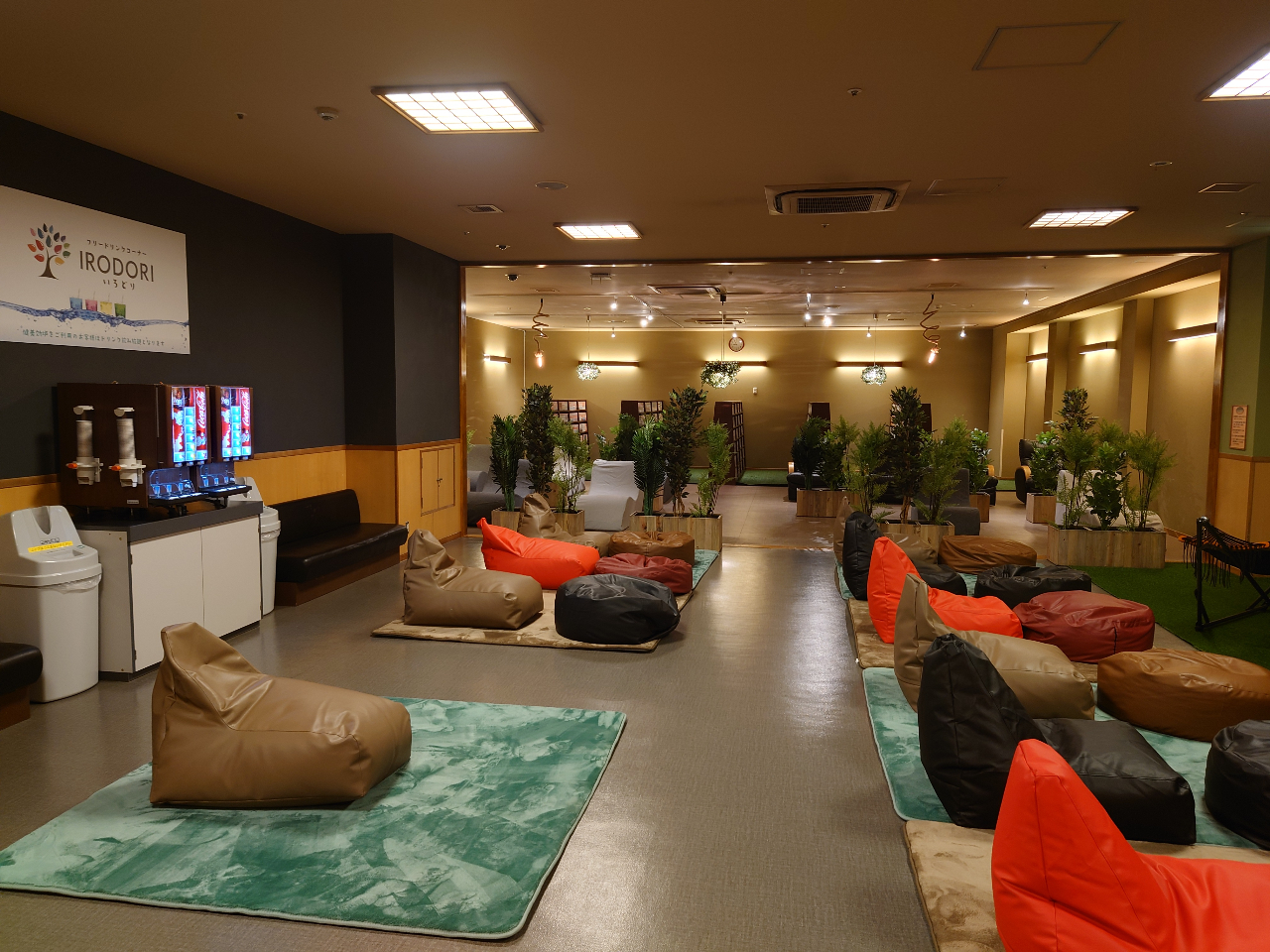 フリードリンクコーナー『IRODORI』健美効炉利用者は飲み放題となります♪