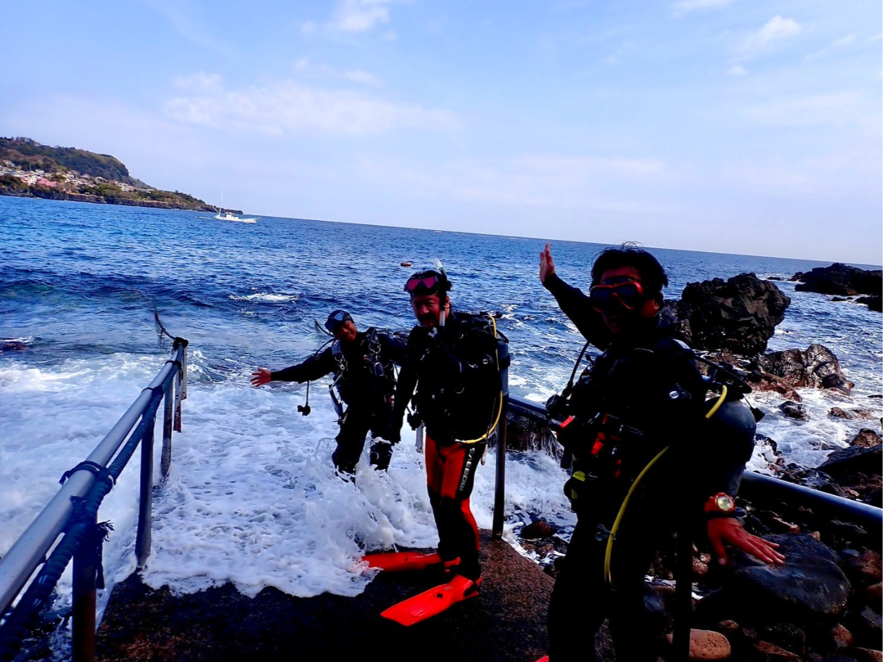 経験豊富なイントラクターと一緒にいざ海の世界へ!