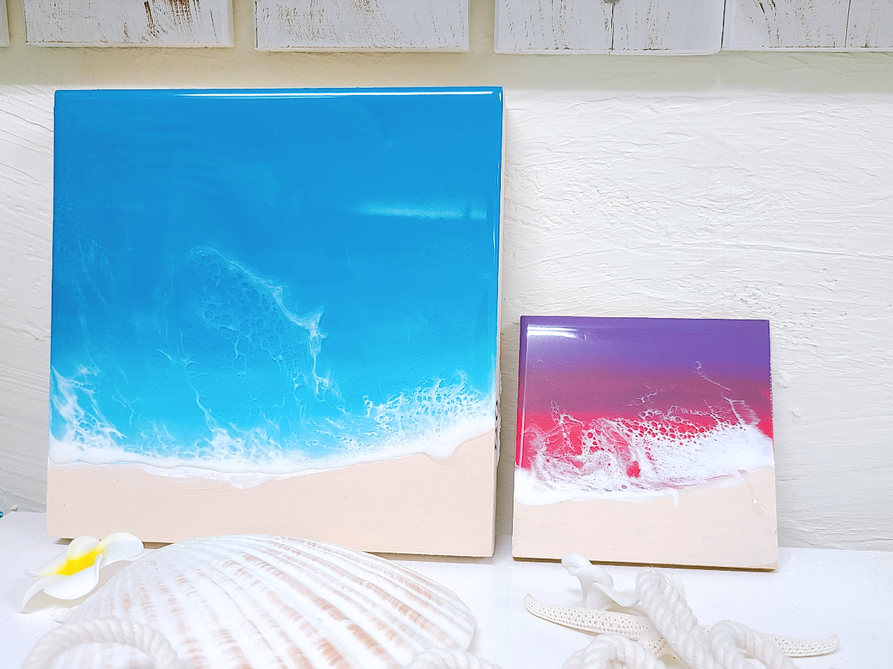 体験お客様作品@(ミニの練習パネル付き)