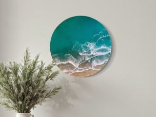 お部屋の一角に飾るだけで魅力的な空間に!体験は丸型直径25cmになります。