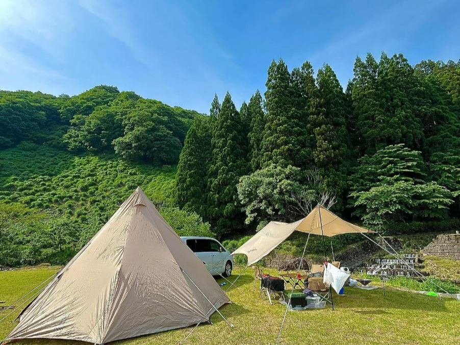【デイキャンプ】人里離れた山の中で、ここならではの景色が楽しめる!《お食事処あり...