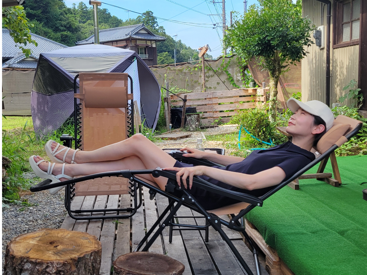 【レンタルテントサウナでととのいながら楽しめる貸し切りテントサウナ&バーベキュー...