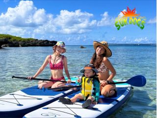 宮古ブルーの海をのんびりクルージング。日差しを浴びながらSUP体験を満喫!