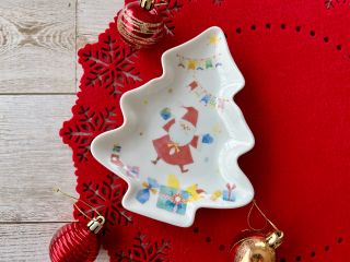 クリスマスプレートのお見本。