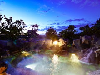 こちらは、男性の露天風呂です♪