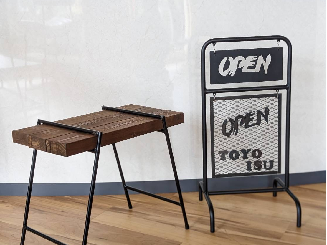 お店のサインプレートも作ることができます。※要相談