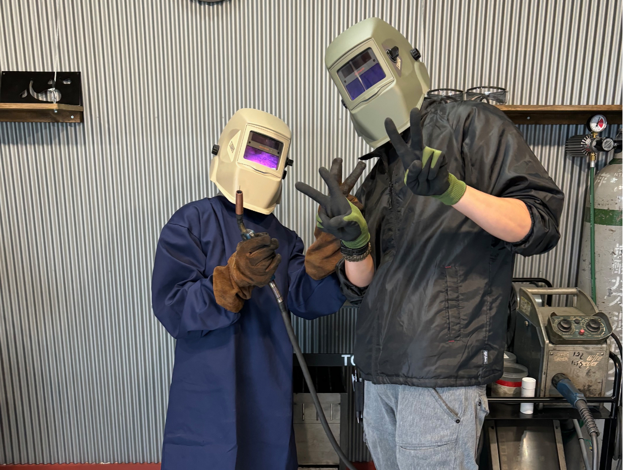 保護具を装着すると写真撮りたくなるね(^^たくさん写真を撮ってください。