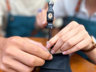 シルバー950で実際の指輪作りを体験!