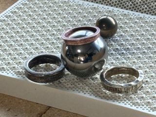 それぞれのコインから自分で作れるリング体験