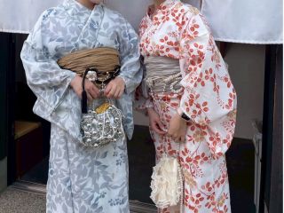 お友達同士でのツイン着物が可愛い♪