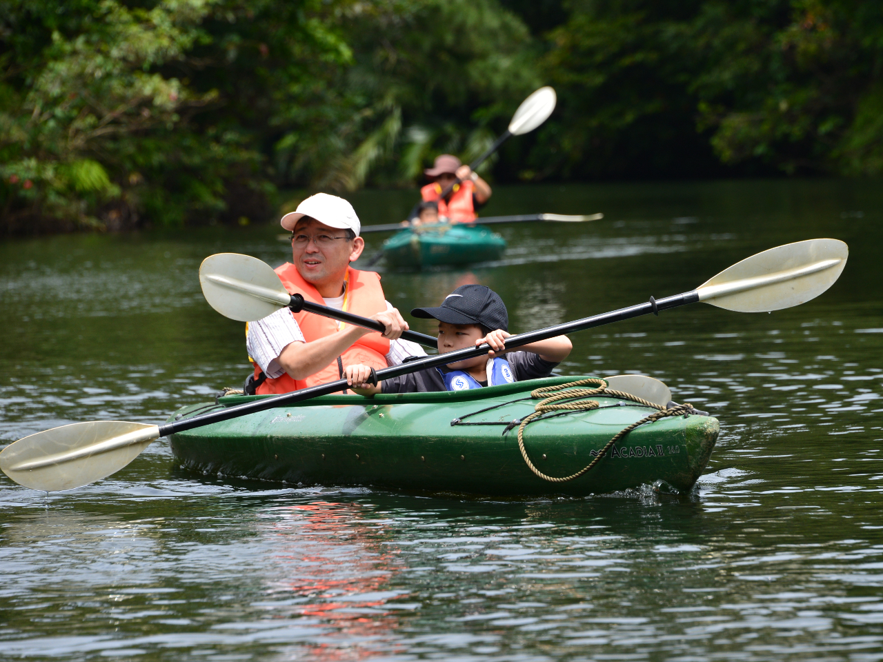 やんばるの森をカヌーで探検して自然を大満喫。