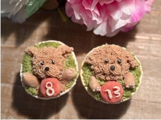 安心安全わんちゃんカップケーキ作り