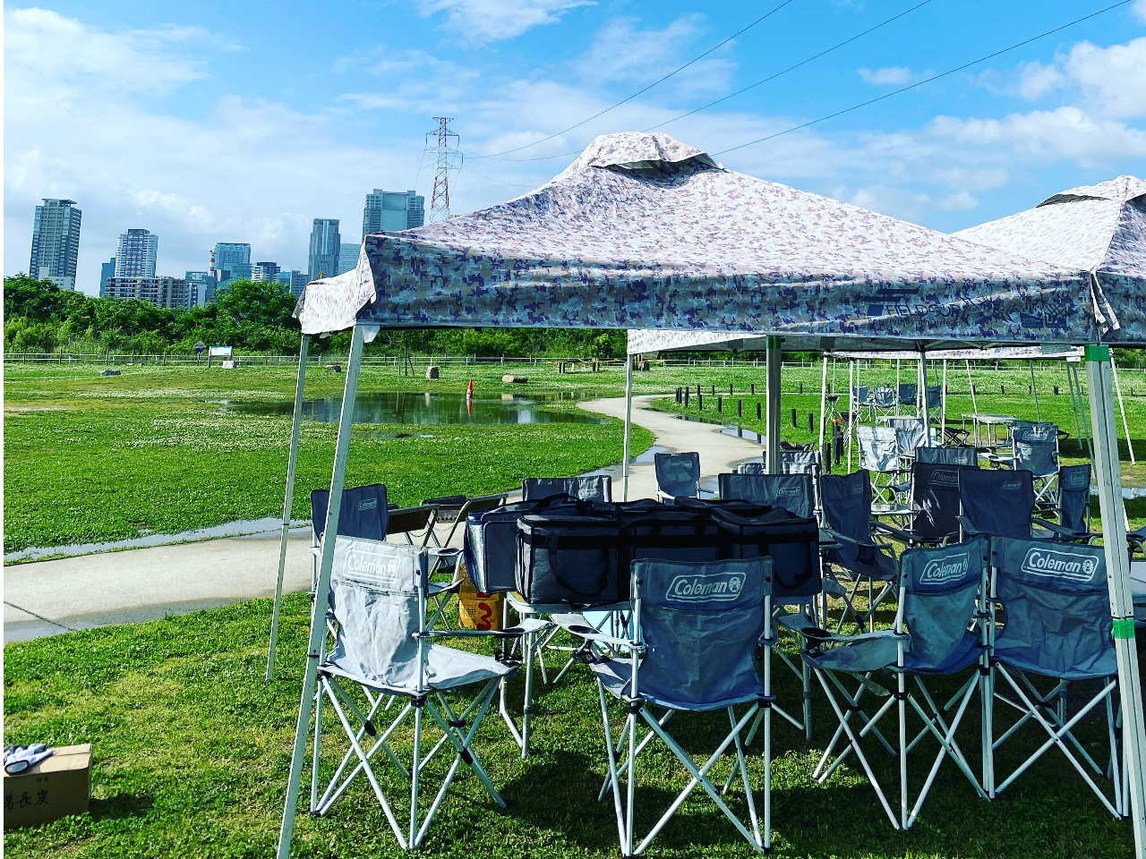 すっきり晴れた爽やかなBBQ日和