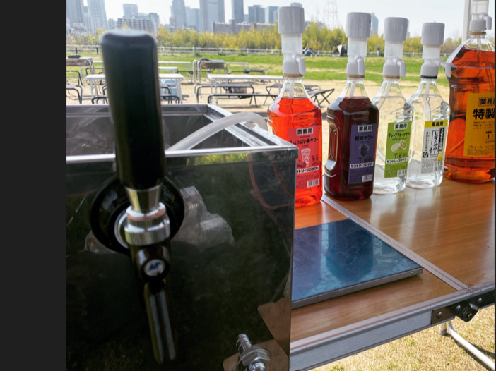 飲み物のご注文も受け付け中です