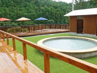 <BBQエリア>Bambooデッキ