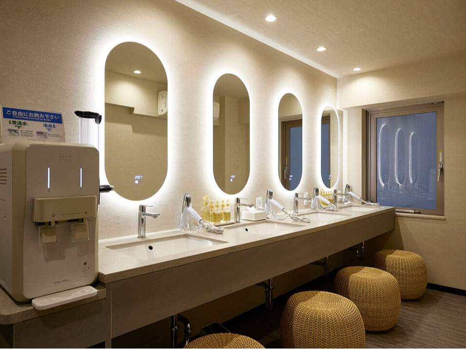 女性必見!女性大浴場はリファ導入で美容にもこだわり