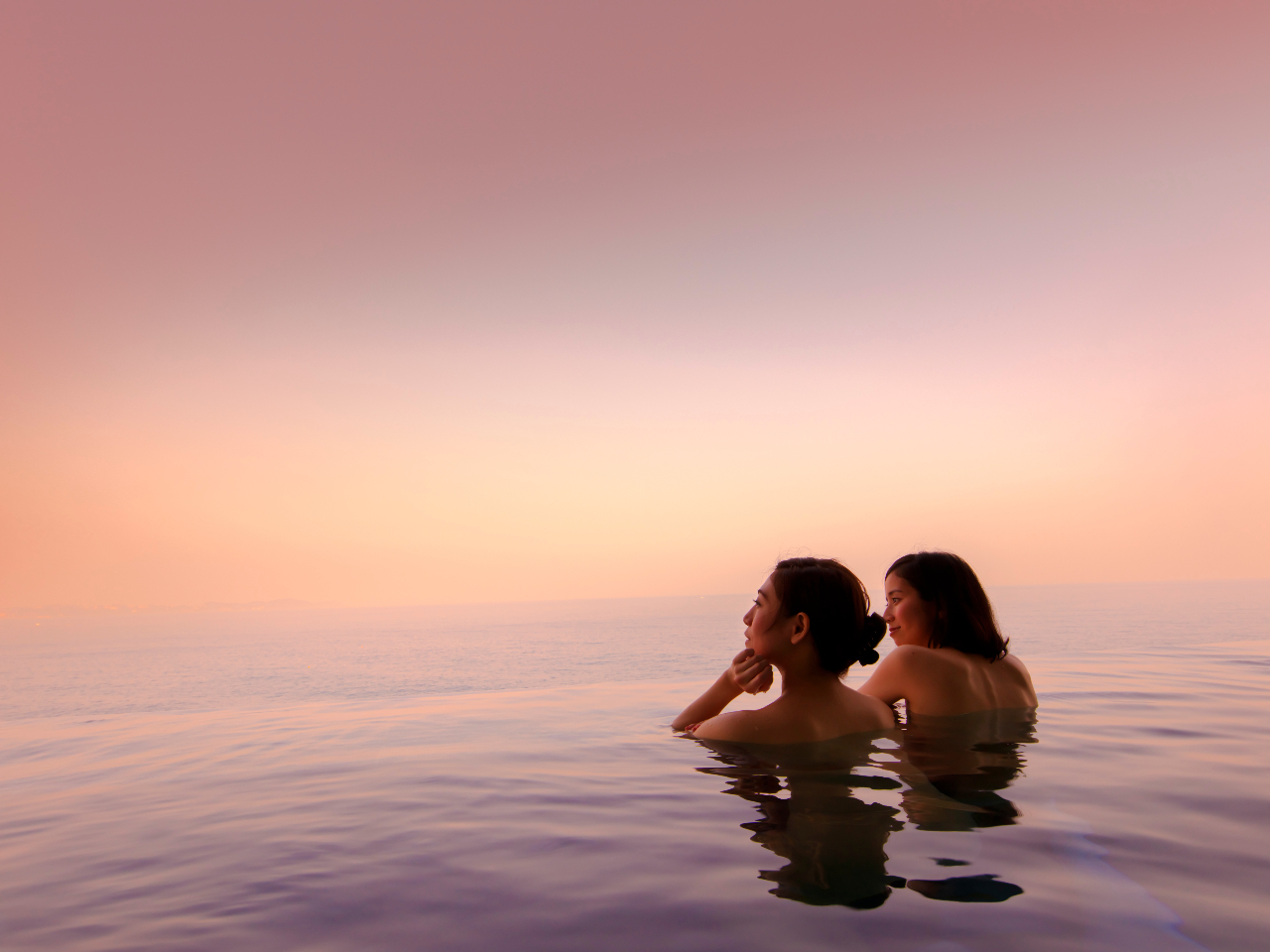 相模灘を一望できる日本最大級の立湯が皆様を非日常へお連れします。 ※こちらのプランは17時前の入館は出来ません。