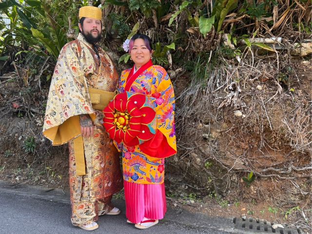 琉装で彩る特別な記念日、思い出を一枚に♪