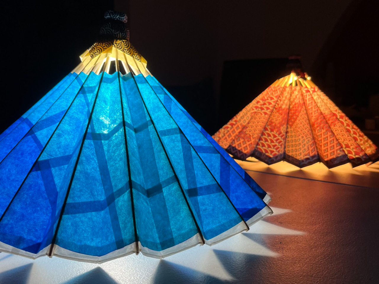 じっくりコース】和傘ランプシェード制作体験《カップル・ファミリー