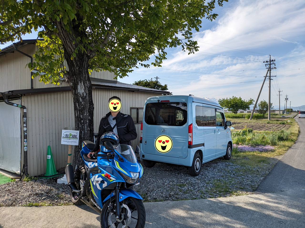 Ԃ̃oCNi[łK[BBQ{݂܂B