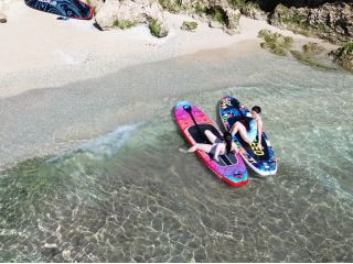 インスタ映え間違い無しカラフルサップご準備!超秘境ビーチへご招待!