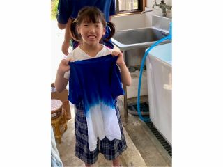 藍染めとトンボ玉制作のセットプランです!