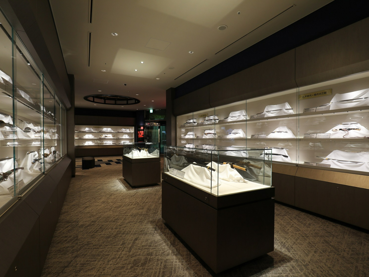 名古屋刀剣博物館 北館2階展示(刀剣)