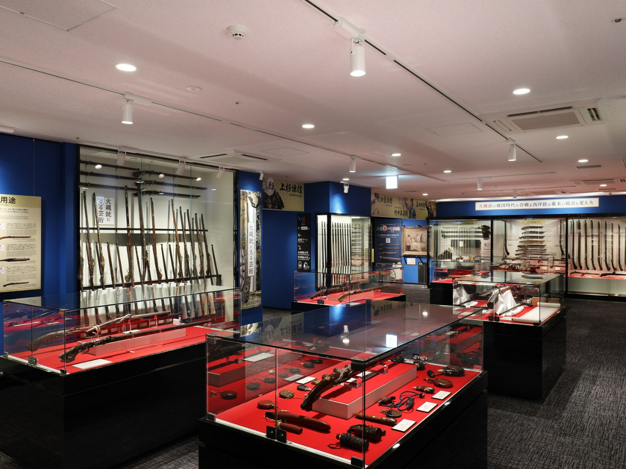 名古屋刀剣博物館 本館3階展示(鉄砲)
