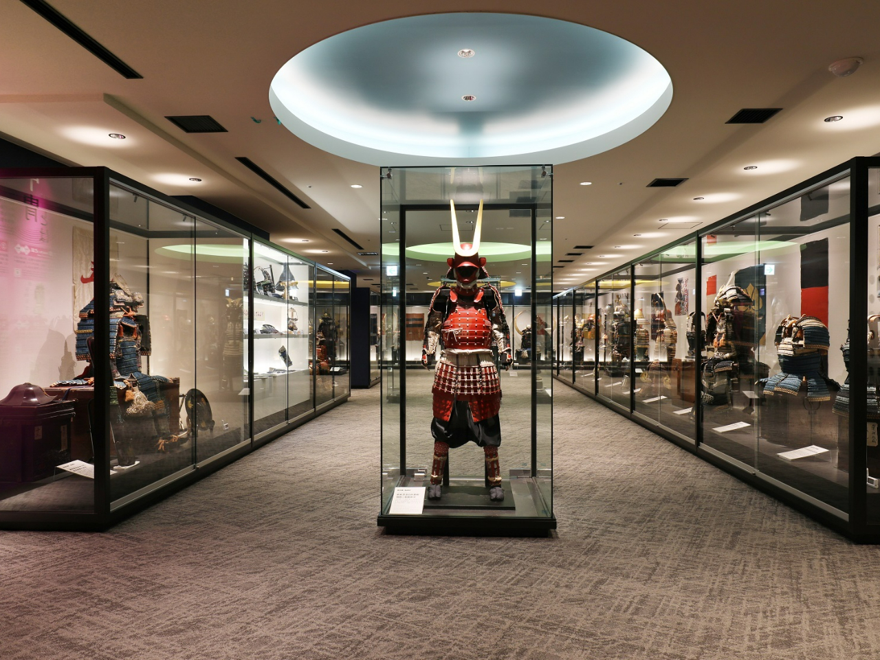 名古屋刀剣博物館 本館2階展示(甲冑)