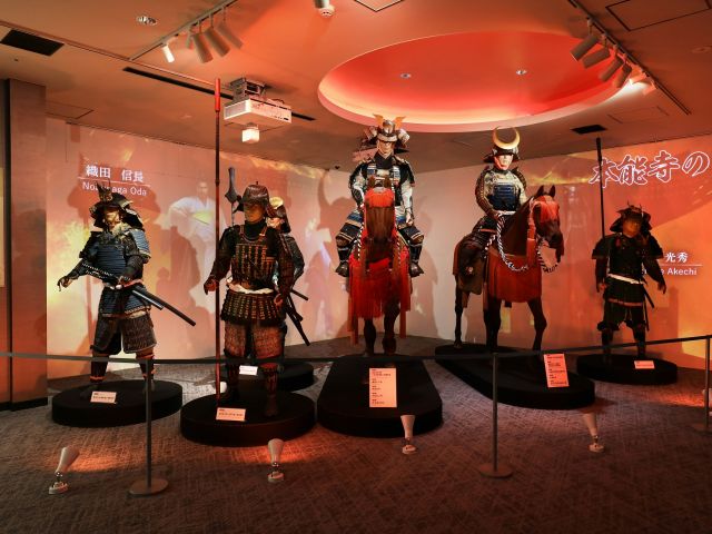 名古屋刀剣博物館 本館2階展示(騎馬武者)