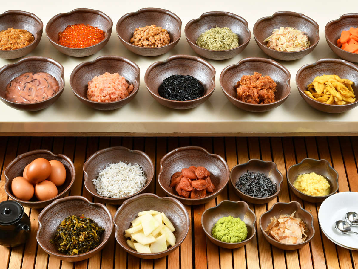 ご飯のお供 ご飯がすすむ和のおかずが充実。