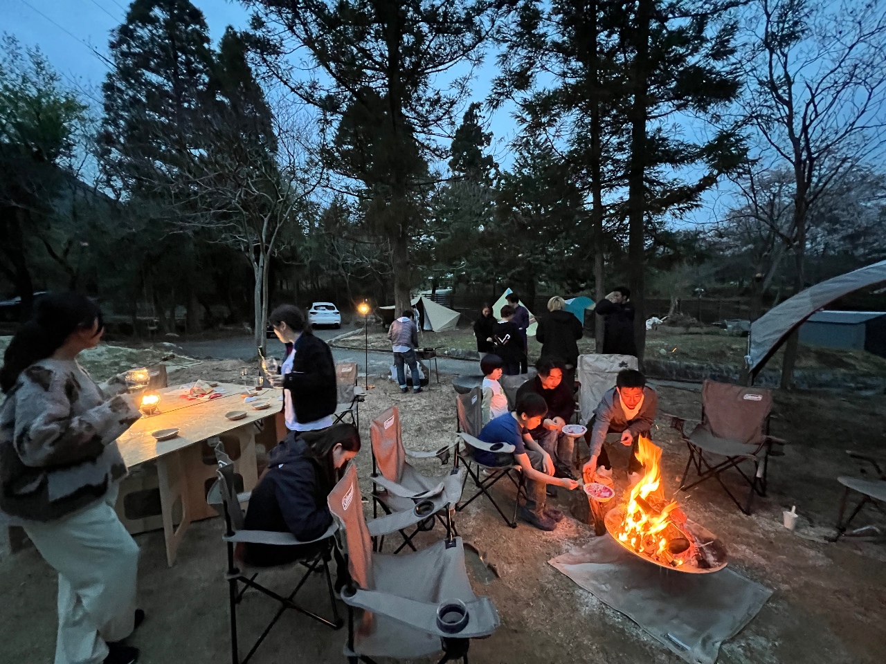 BBQ、焚き火も可能!