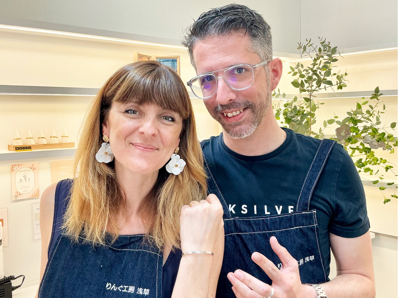 お互いのリングを作り合うと特別な想いが籠った世界で一つだけの指輪が出来上がります!