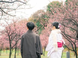 体験中 古河公方公園散策