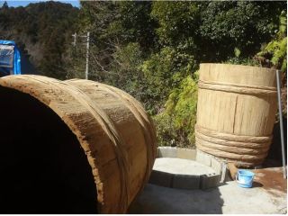 珍しい大樽風呂をお楽しみいただけます!