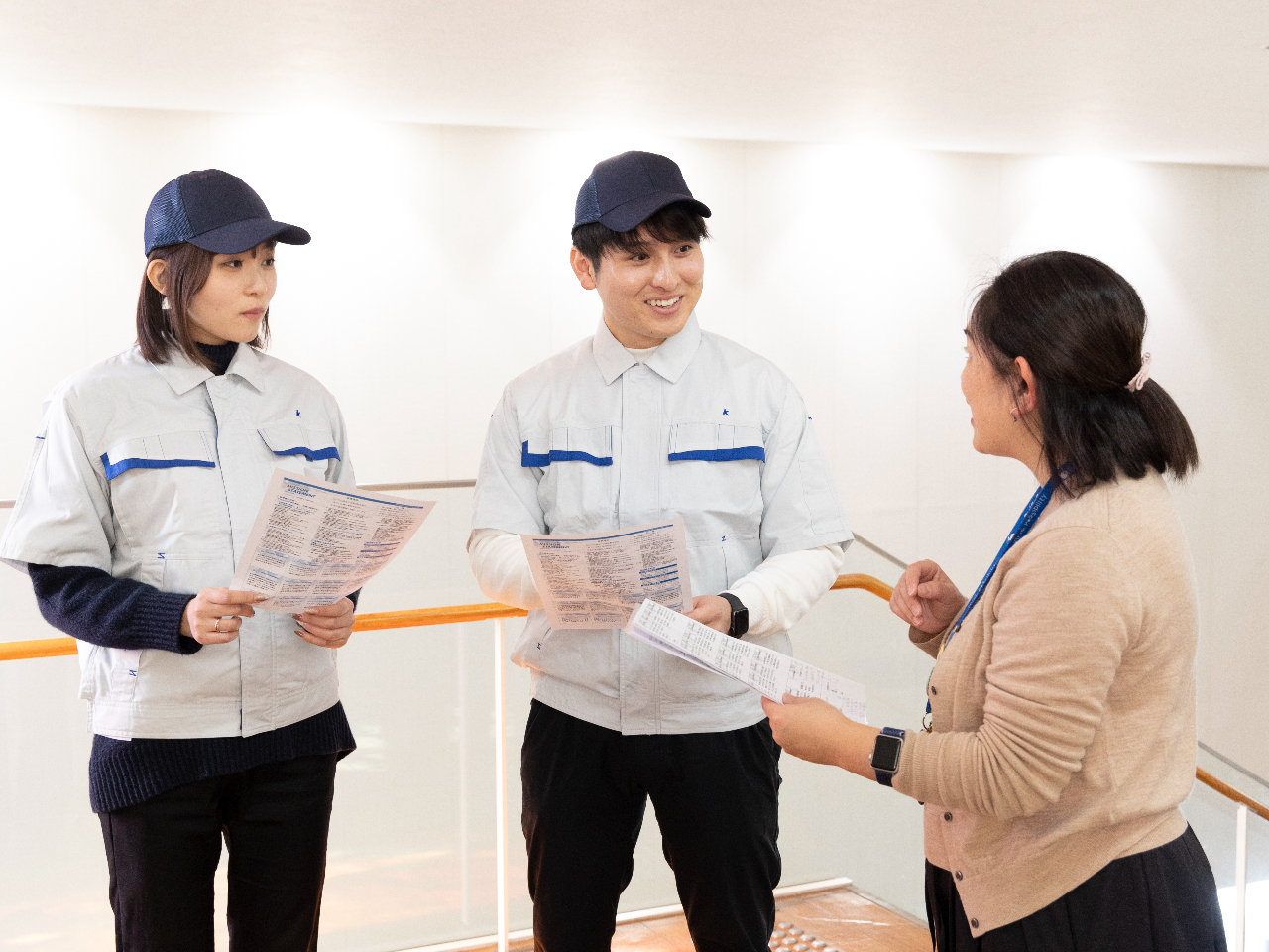 社員の一日のはじまりを体験(朝礼体験)