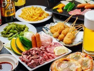 秋のBBQコースは”串揚げ”など今までに無いメニューをご準備しております。