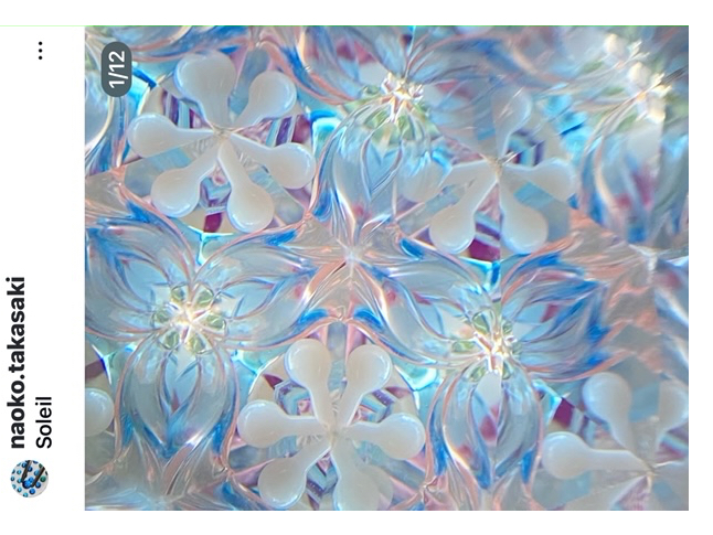 万華鏡 夜の部 コンパクトで綺麗なガラス具材の万華鏡/ガラス工房