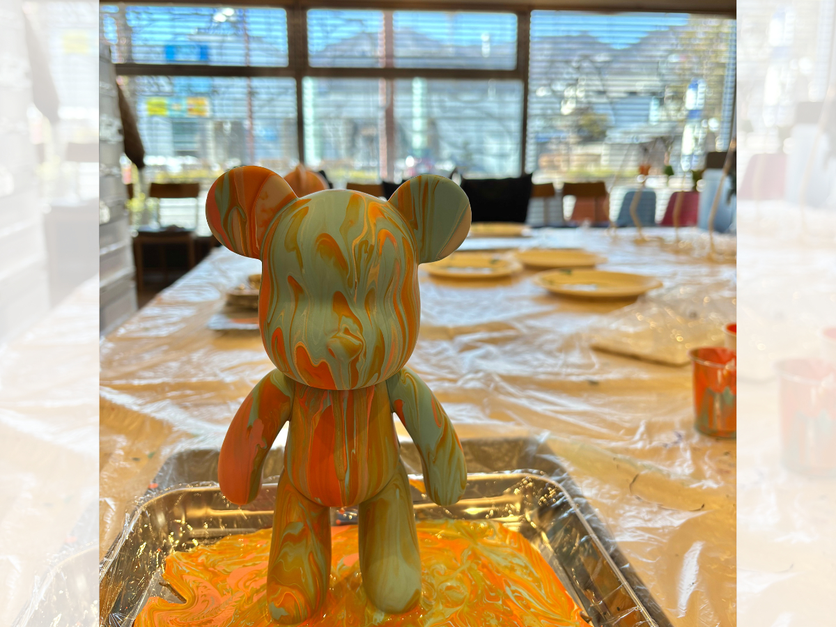 完成したベアアート