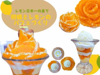 レモンと柑橘でパフェづくり