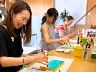 ヒートガンを使って、世界で一つだけのリアルな海アートが作れます♪