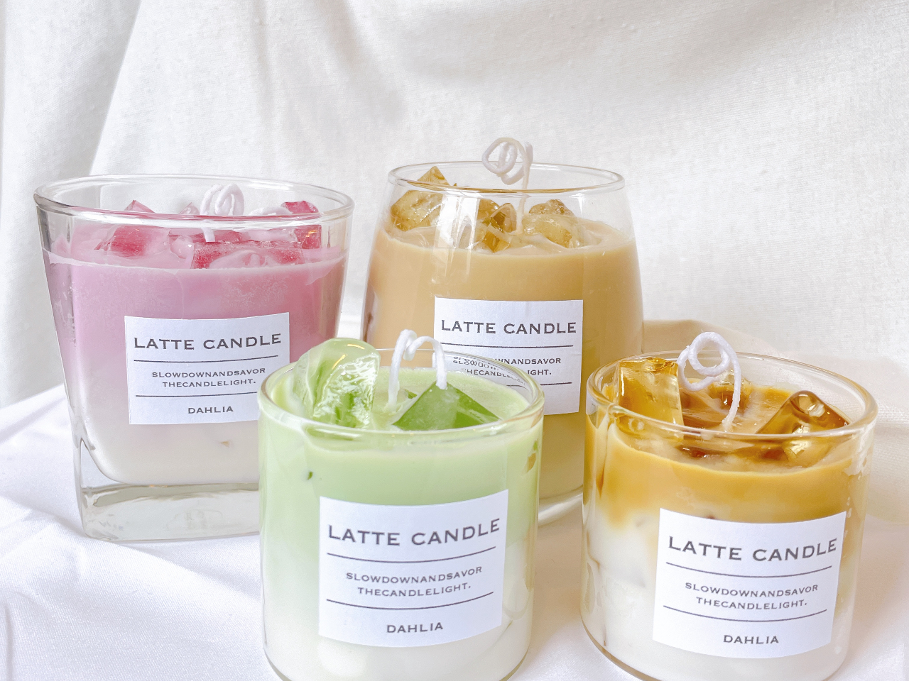 カフェラテや抹茶ラテなど、お好きなラテをお好きな香りで作れます