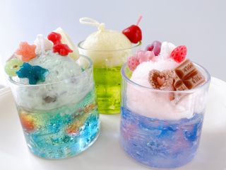 アイスクリームもさくらんぼも作って頂けます