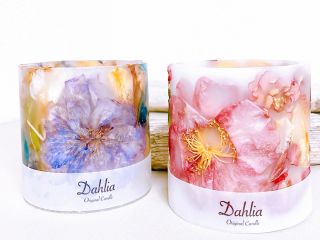 ボタニカルキャンドルの完成イメージです♪