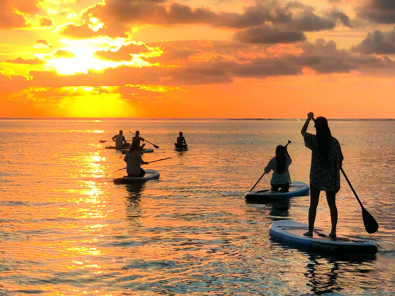 【宮古島】サンセットサップ「1組限定貸切プライベートツアー」SUP体験&ドローン撮影付!団体様大歓迎